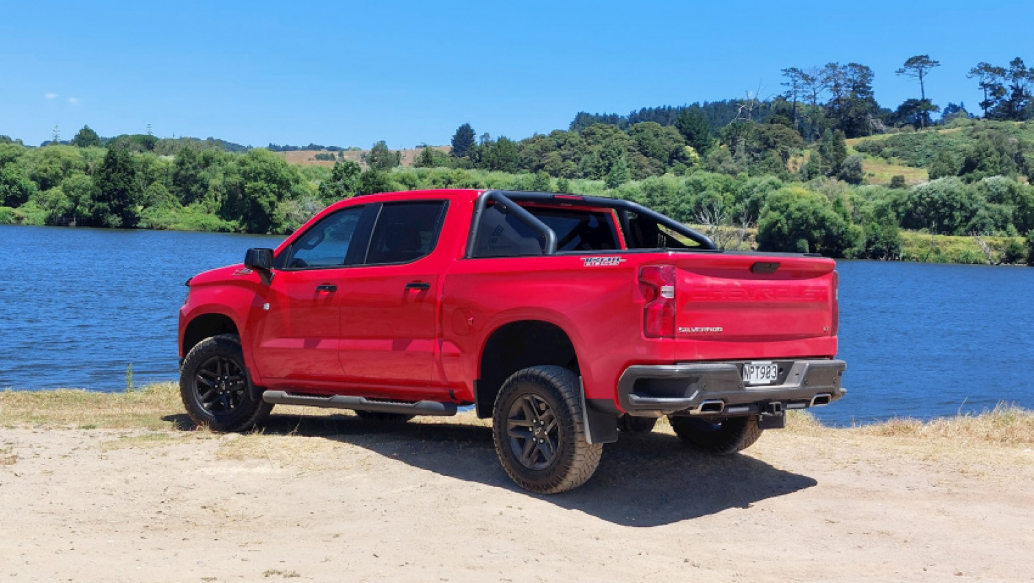 autos, cars, chevrolet, reviews, android, big, bold, car, cars, driven, driven nz, new zealand, news, nz, android, big, bold, and badass: chevrolet's silverado lt trail boss tested off-road