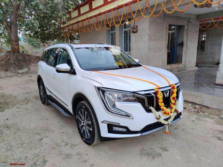autos, cars, mahindra, car delivery, indian, member content, xuv700, taking delivery of my white mahindra xuv700