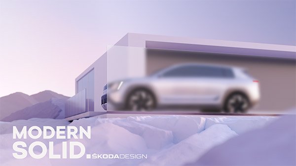 autos, cars, skoda ev, skoda kushaq, skoda new design language, skoda slavia, skoda teases modern solid design theme: to be unveiled later this year