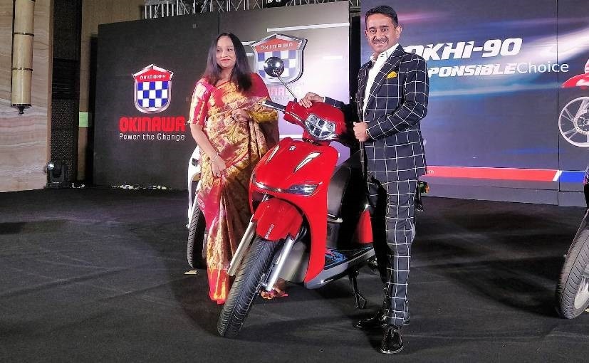 autos, cars, auto news, carandbike, electric 2 wheelers, news, okinawa, okinawa okhi 90, two wheeler, okinawa okhi-90 electric scooter launched in india, priced at ₹ 1.22 lakh