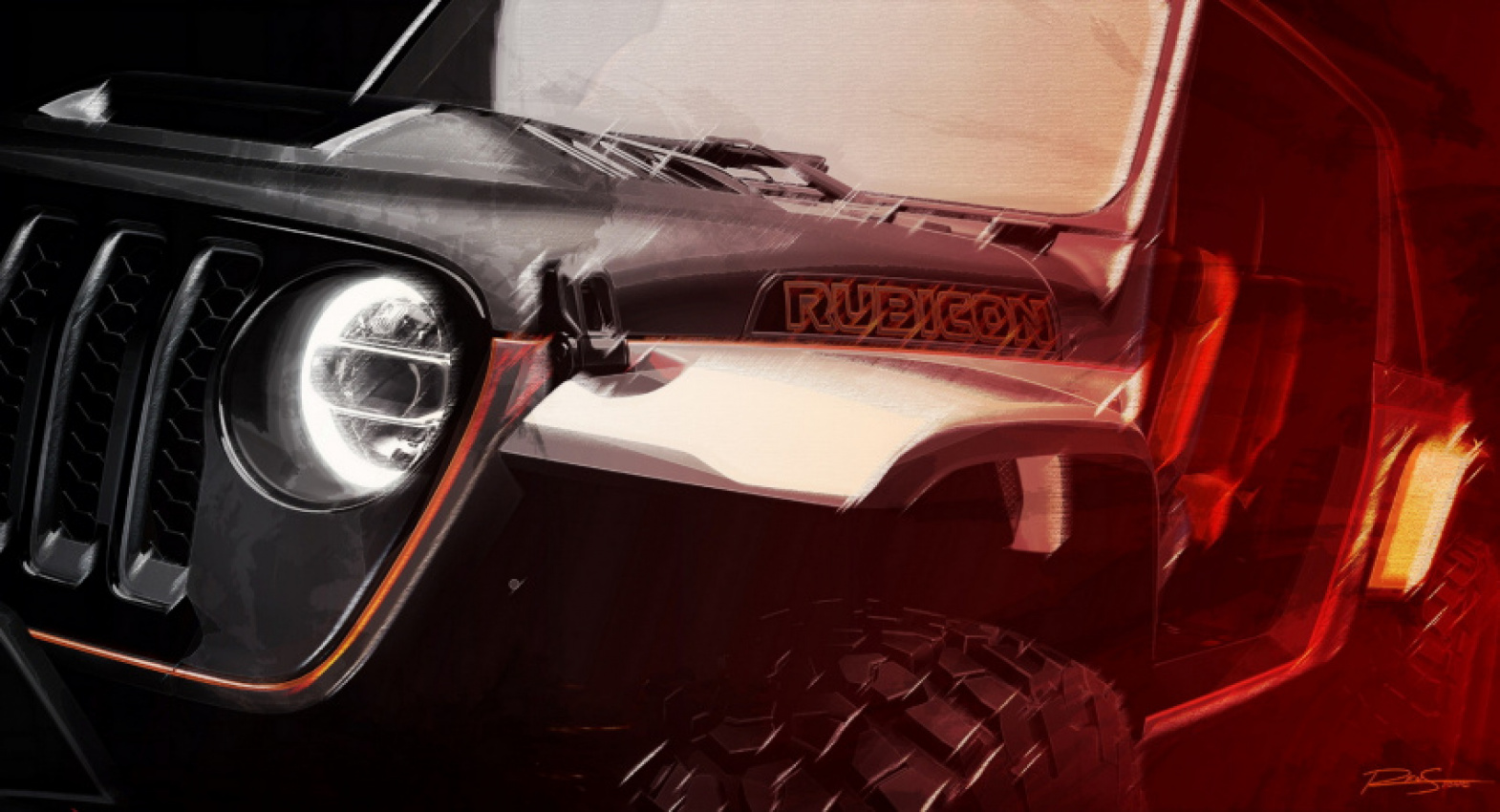 autos, cars, jeep, news, concepts, jeep concepts, jeep gladiator, jeep wrangler, teaser, jeep teases a military-inspired rubicon 4xe model ahead of easter safari
