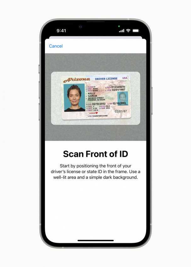 apple, apple car, autos, cars, news, tech, arizona becomes first state to allow digital driver’s licenses on apple devices for air travel
