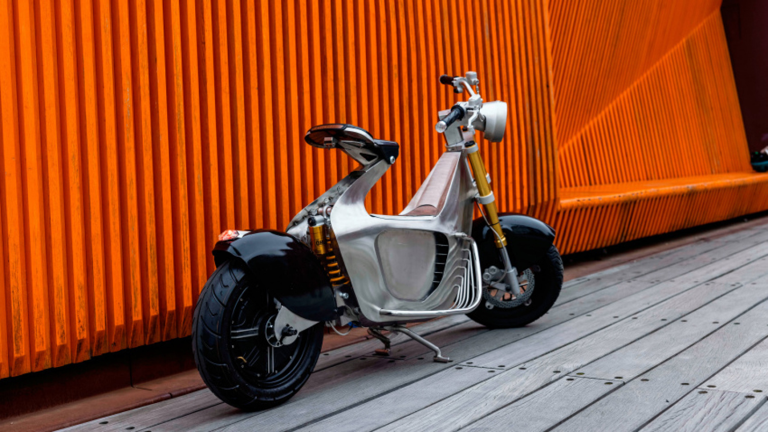auto, gadgets, luxury, this electric motorbike uses metal origami to improve sustainability
