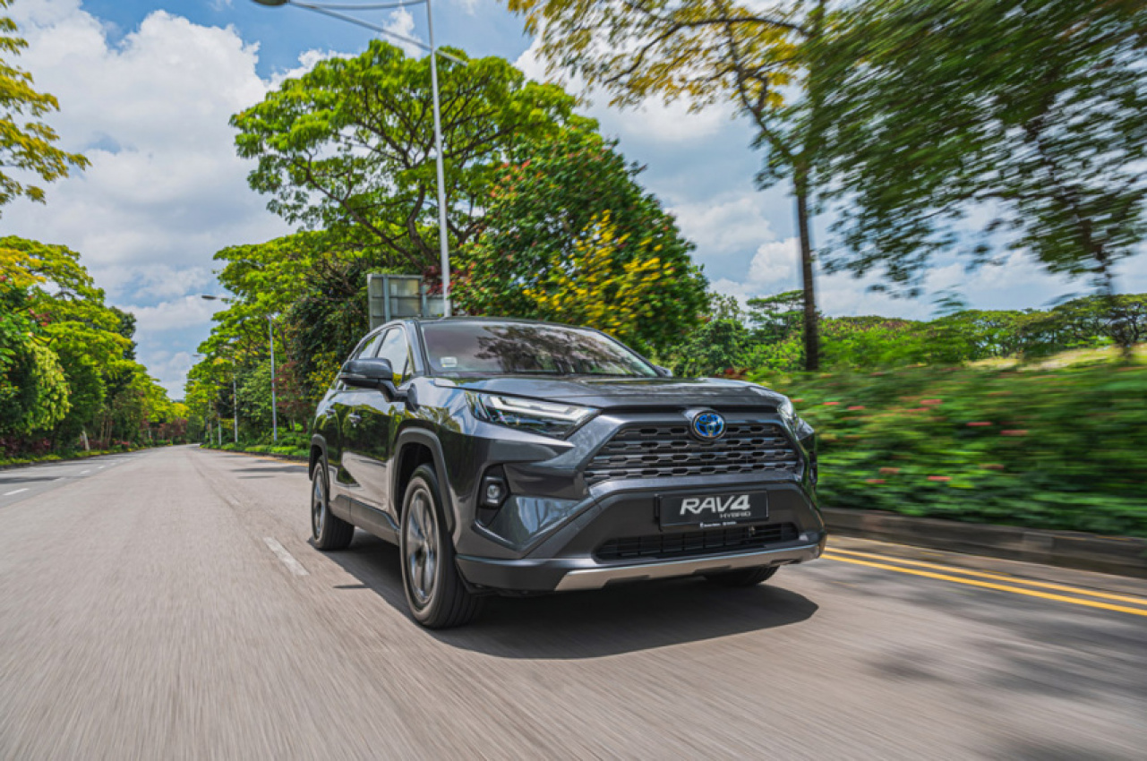 autos, cars, news, toyota, android, hybrid, japanese, new car launches, petrol-electric, rav4, sports utility vehicle, suv, toyota rav4, toyota rav4 hybrid, android, toyota rav4 hybrid makes official debut in singapore