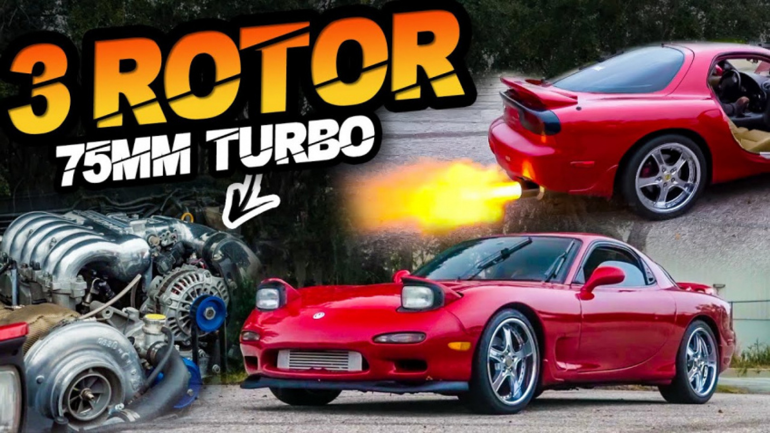 autos, cars, hp, mazda, news, mazda rx-7, mazda videos, tuning, video, flame-spitting three-rotor mazda rx-7 with 600 hp is a beast