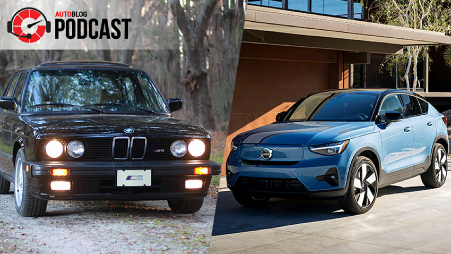 autos, bmw, cars, volvo, classics, crossover, electric, green, hyundai, luxury, maserati, performance, podcasts, sedan, driving a 1988 bmw m5 and the 2022 volvo c40 recharge | autoblog podcast #722