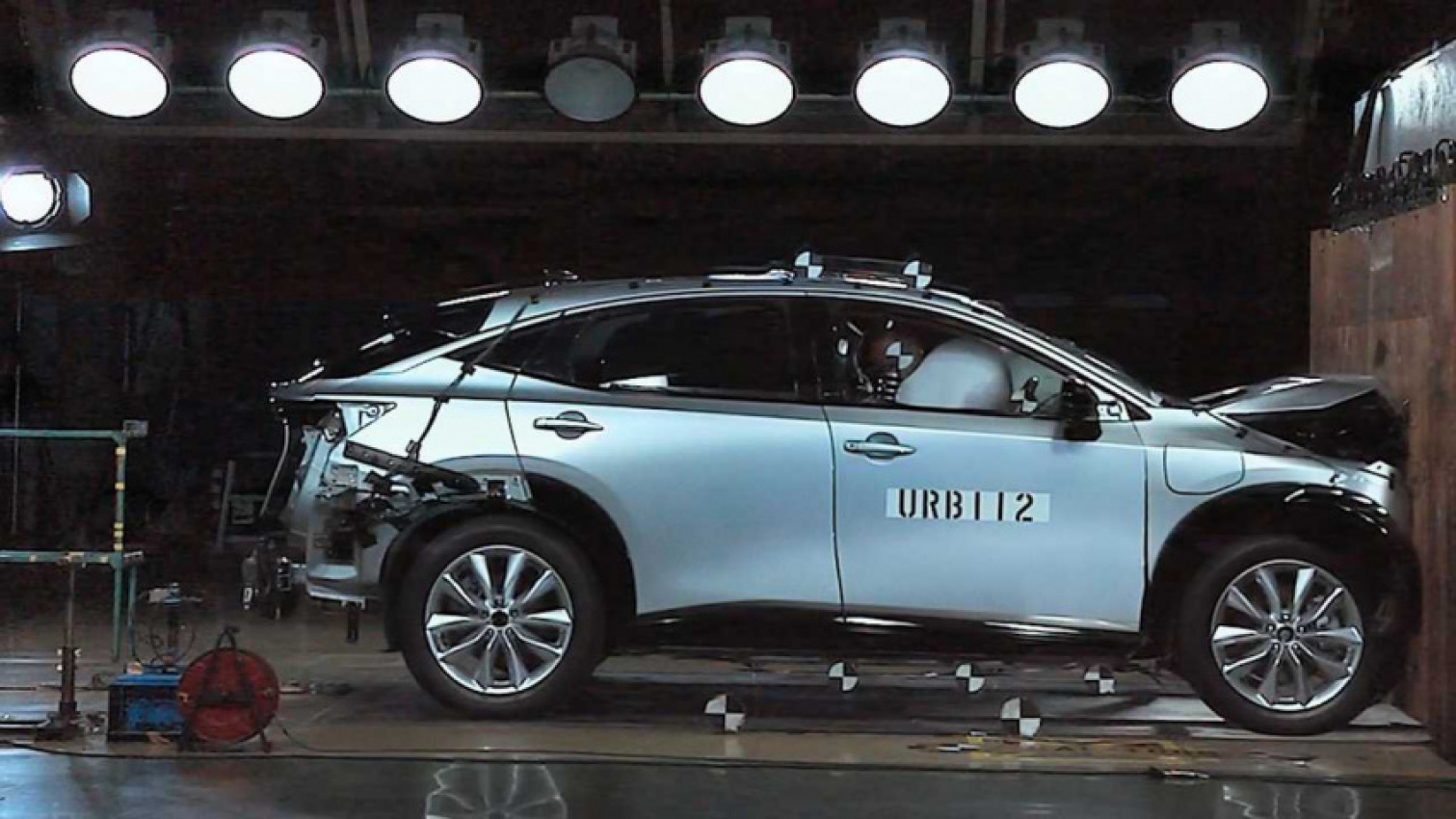 autos, cars, nissan, watch nissan ariya get destroyed in slow-mo in various crash tests