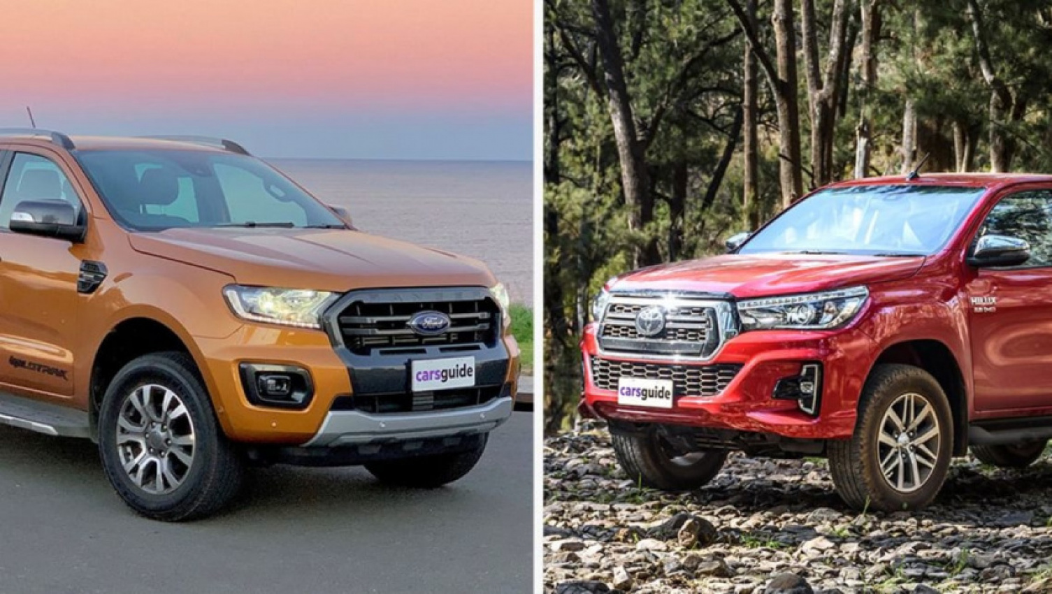 autos, cars, ford, toyota, commercial, ford commercial range, ford news, ford ranger, ford ranger 2022, ford ute range, industry news, showroom news, toyota commercial range, toyota hilux, toyota hilux 2022, toyota news, toyota ute range, android, toyota hilux sr5 or ford ranger wildtrak? which of australia's favourite dual-cab utes is cheaper to run?