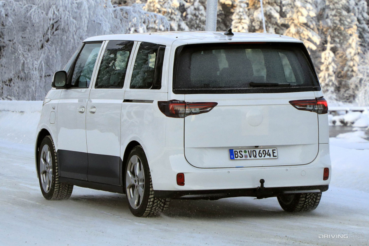 autos, cars, european, spy photos: vw's new, id.buzz all-electric van caught testing without camouflage