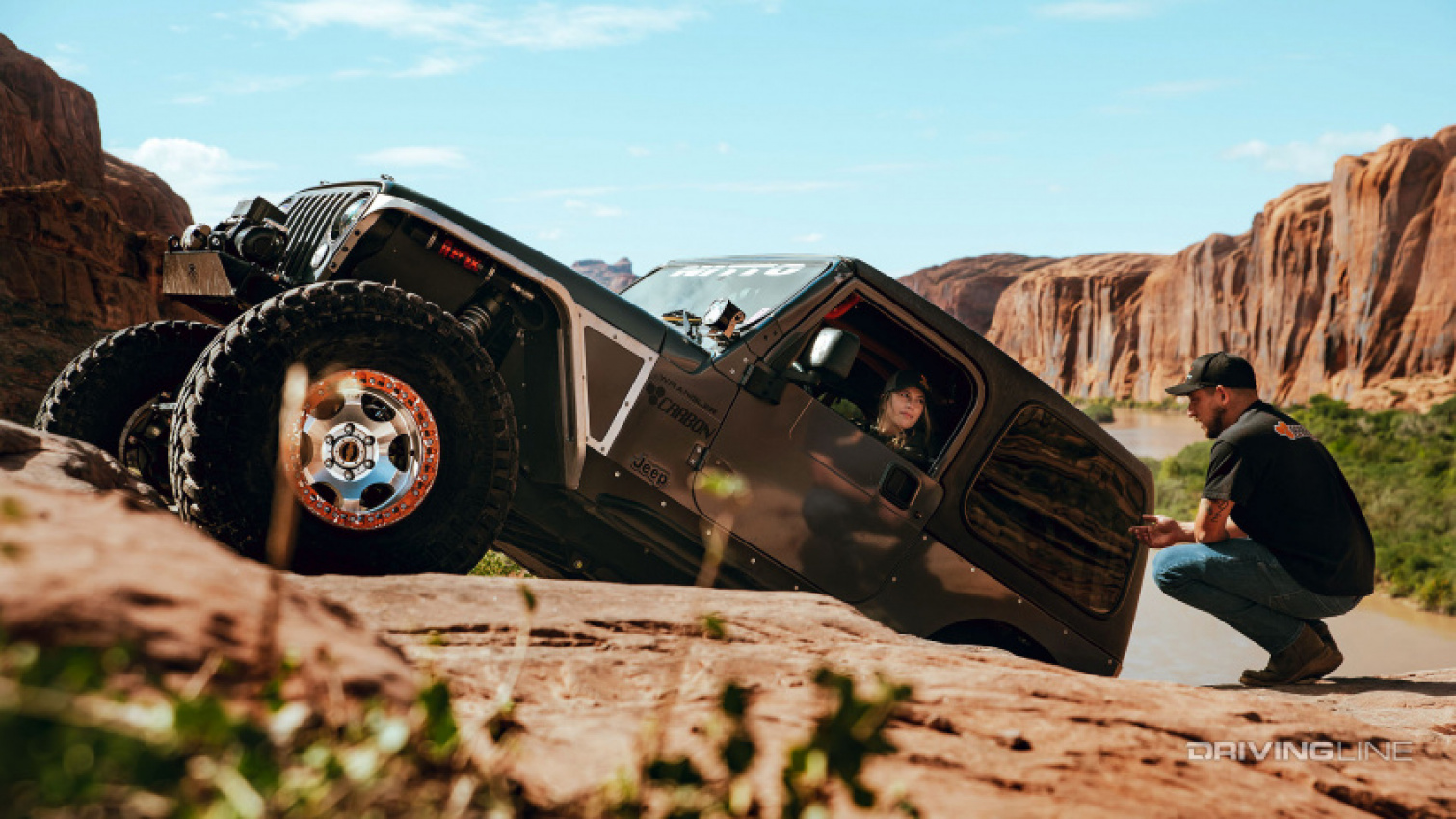 autos, cars, jeep, videos, off-roading moab rim trail by jeep | on the trail