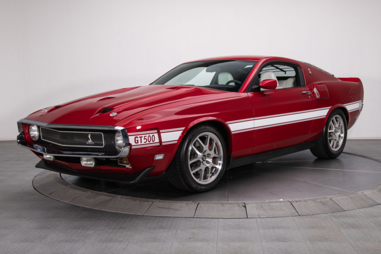 autos, cars, ford, news, shelby, classics, ford mustang, offbeat news, restomod, used cars, reverse restomod takes 2008 ford mustang back to 1969 and the shelby gt