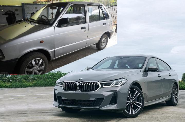 autos, bmw, cars, android, bmw 6gt, indian, maruti 800, member content, android, from a maruti 800 to a bmw 6-series gt | an unthinkable upgrade