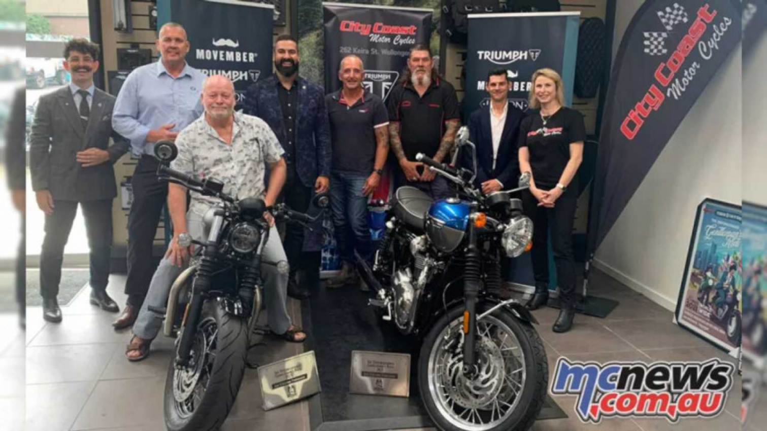 autos, cars, triumph, the dgr awarded its biggest donors in 2021 with triumph bikes