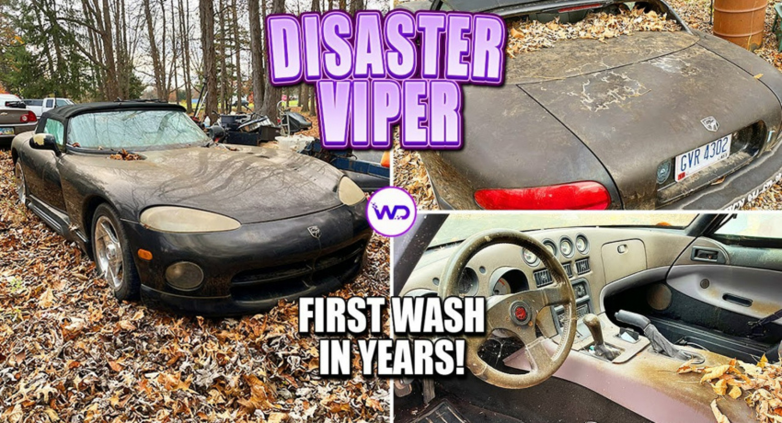 autos, cars, dodge, news, classics, detailing, dodge videos, dodge viper, video, watch an abandoned dodge viper rt/10 being resurrected from oblivion