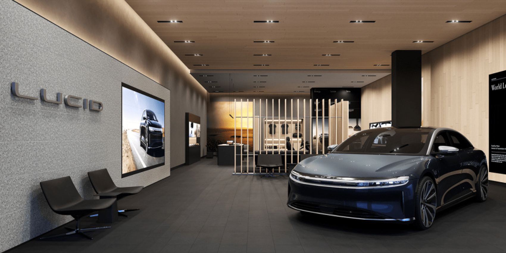 autos, cars, electric vehicle, energy & infrastructure, lucid, canada, charging, electrify canada, lucid air, lucid motors, showroom, toronto, lucid motors offers drivers to charge for free in canada