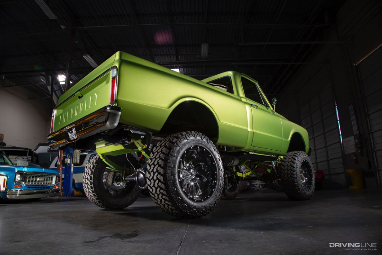 autos, cars, vintage, boats & tows: lifted '67 chevy k10 that shows why tow rigs should go all out