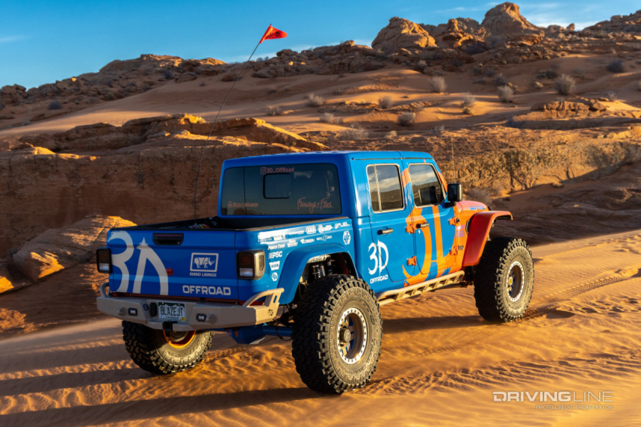 adventure, apple, apple car, autos, cars, jeep, jeep gladiator, blaze jt: a fully built jeep gladiator on 40-inch nitto trail grapplers & race ready suspension