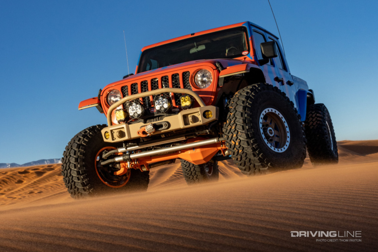 adventure, apple, apple car, autos, cars, jeep, jeep gladiator, blaze jt: a fully built jeep gladiator on 40-inch nitto trail grapplers & race ready suspension