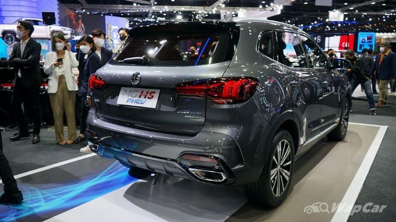 autos, cars, mg, android, mg hs, android, 7 photos of the 2022 mg hs phev facelift; 67 km electric range, first launch outside china