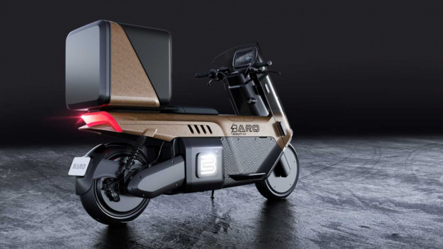 autos, cars, commercial vehicles, technology, barq, e-moped, mena, barq reveals delivery scooter designed specifically for mena