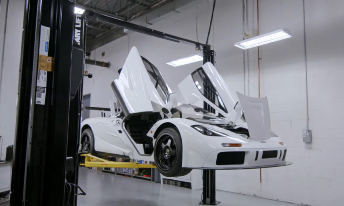 autos, cars, mclaren, news blogs, automotive detailing, concours condition, detail, dry ice, dry ice blasting, dry ice cleaning, f1, mclaren f1, pristine, watch: pedantic detail of pristine white mclaren f1 
