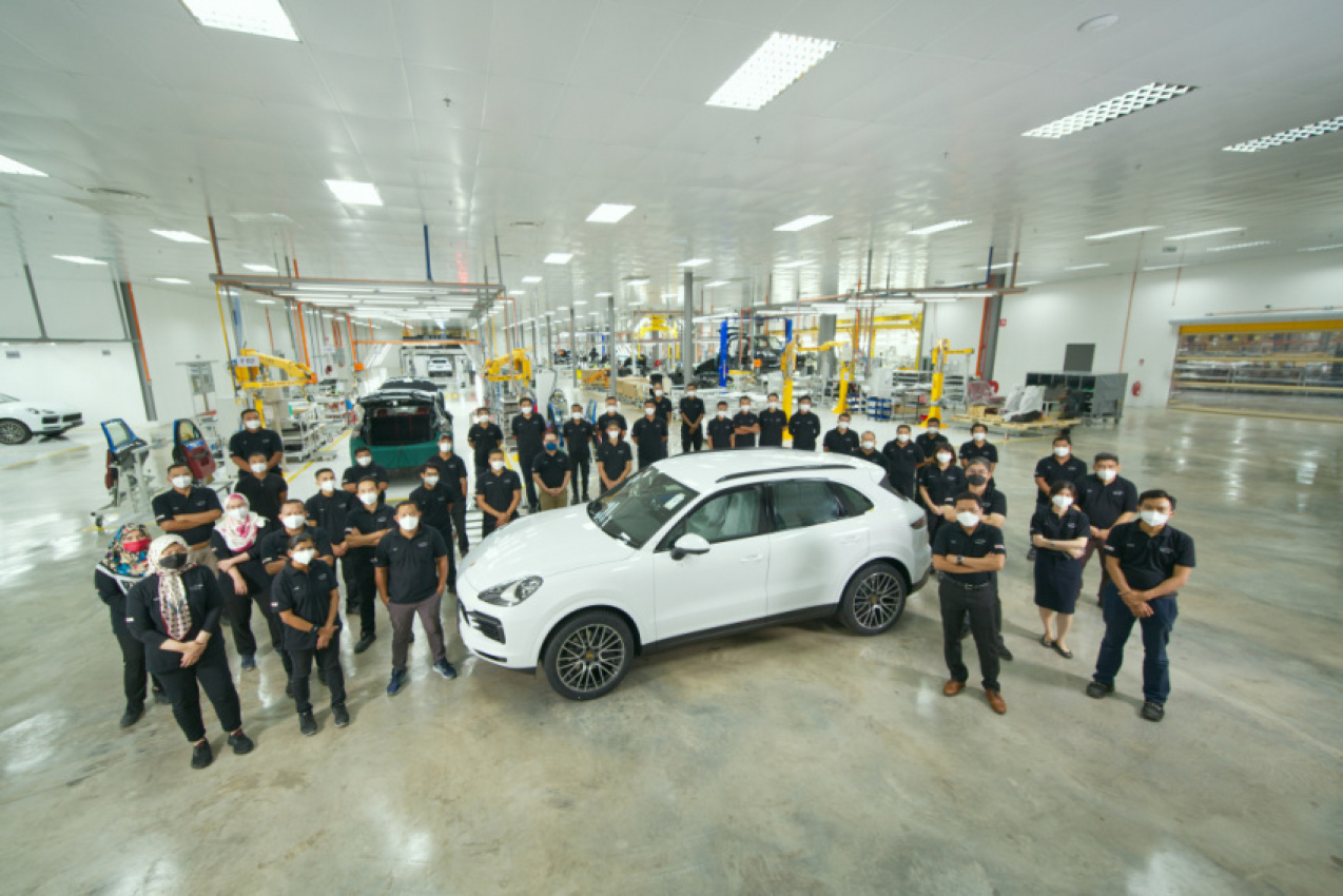 autos, car brands, cars, porsche, sime darby, sime darby and porsche introduce first locally assembled cayenne