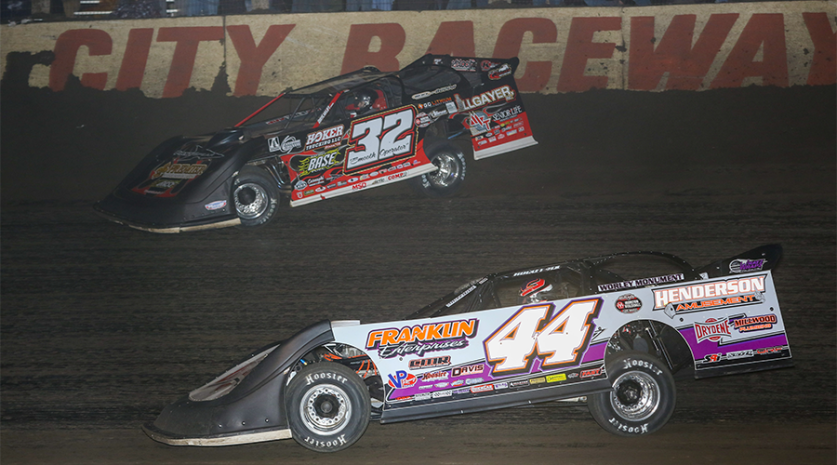 all dirt late models, autos, cars, illini 100 on tap for world of outlaws late models