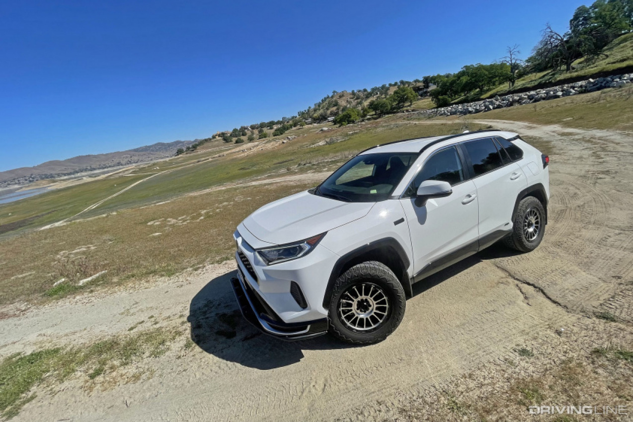 apple, apple car, autos, cars, import, trail mode engaged: electric soft-roading in our nomad-grappler equipped rav4 prime