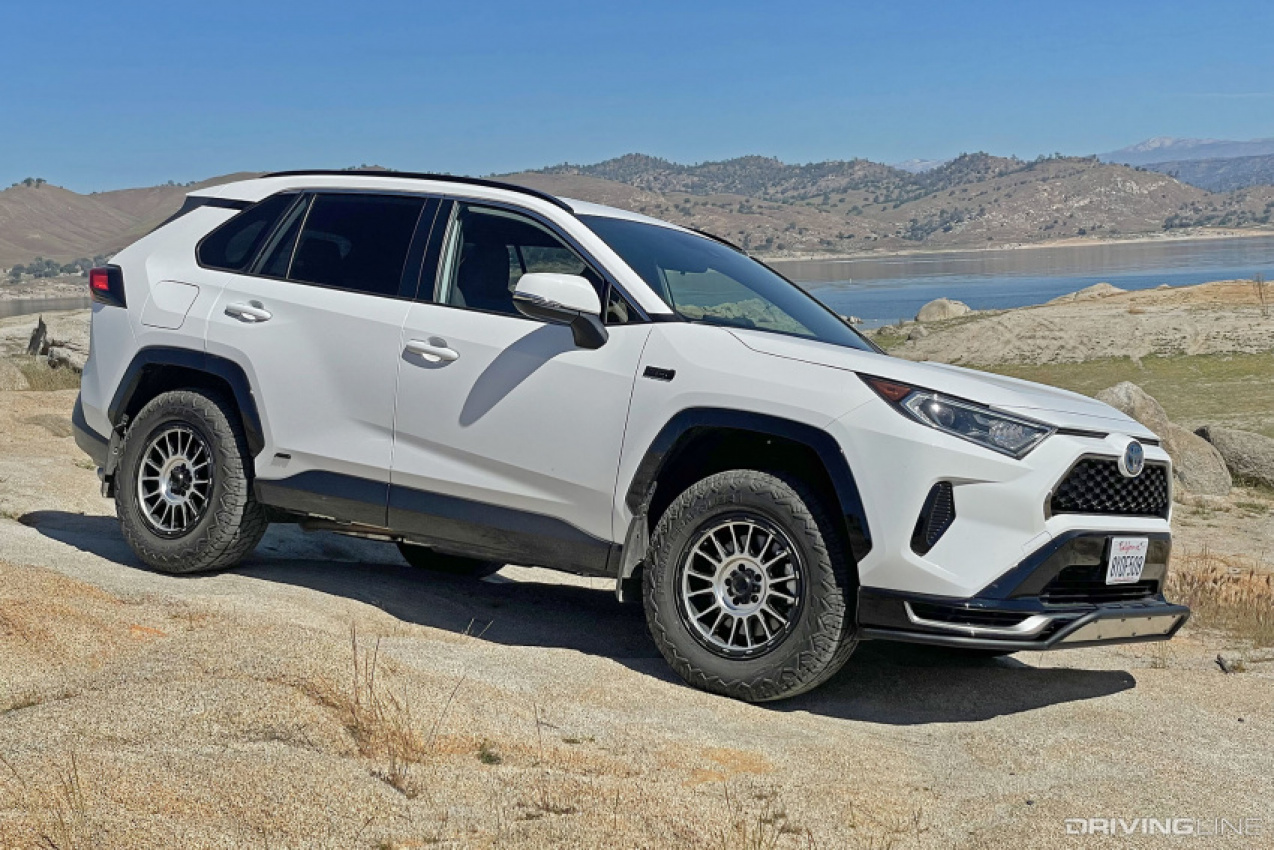 apple, apple car, autos, cars, import, trail mode engaged: electric soft-roading in our nomad-grappler equipped rav4 prime