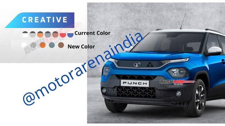 autos, cars, indian, punch, scoops & rumours, tata, tata punch, top-spec tata punch to be offered in single-tone colours