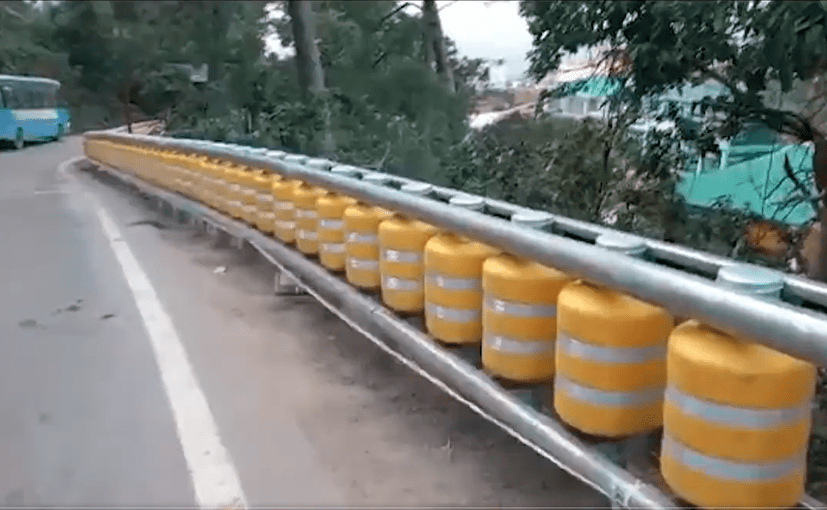 autos, cars, auto news, carandbike, national highway, news, nitin gadkari, nh 907a gets new rolling barrier guardrail under pilot project