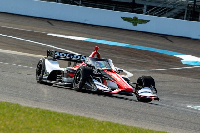 all indycar, autos, cars, new engine hits the track at indy