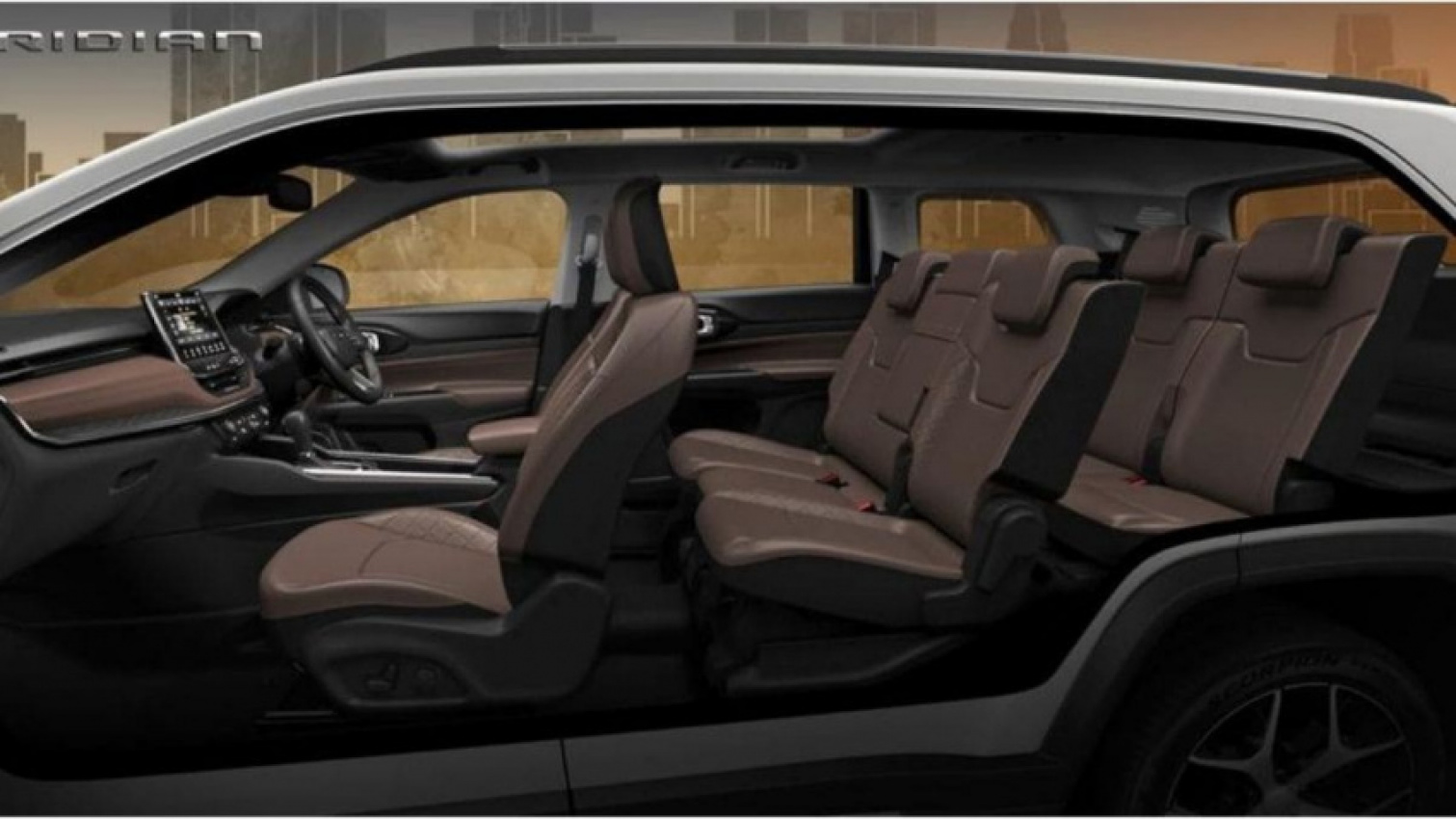 autos, cars, jeep, android, auto news, carandbike, jeep meridian, jeep meridian suv, news, android, jeep meridian 7-seater suv revealed; india launch in june 2022