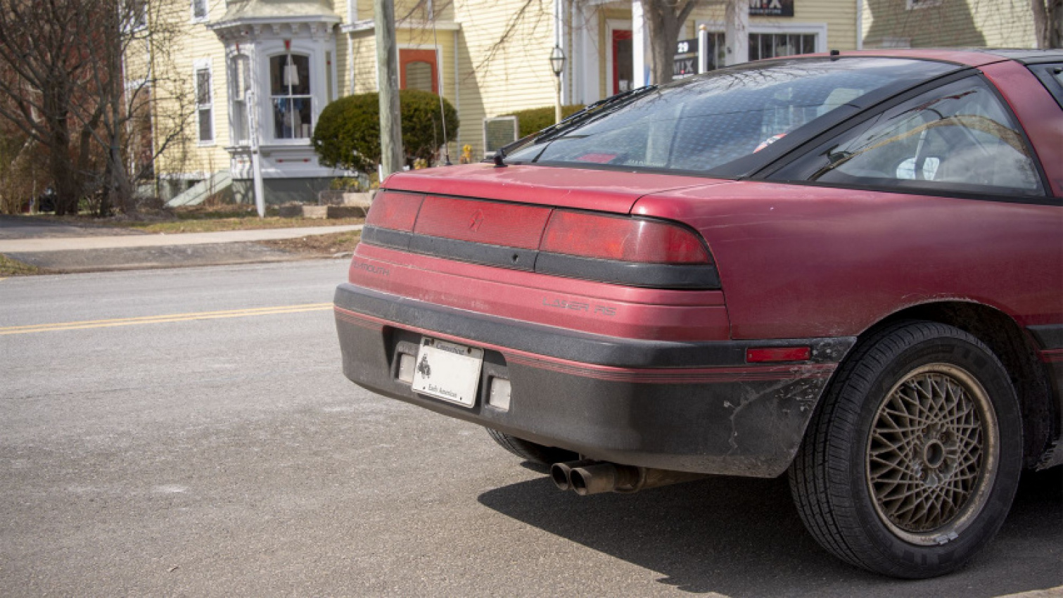 autos, cars, classic cars, plymouth, street-spotted: plymouth laser rs turbo