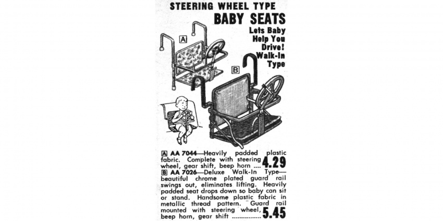autos, but wait, there's more, cars, here's how child car seats looked in 1959