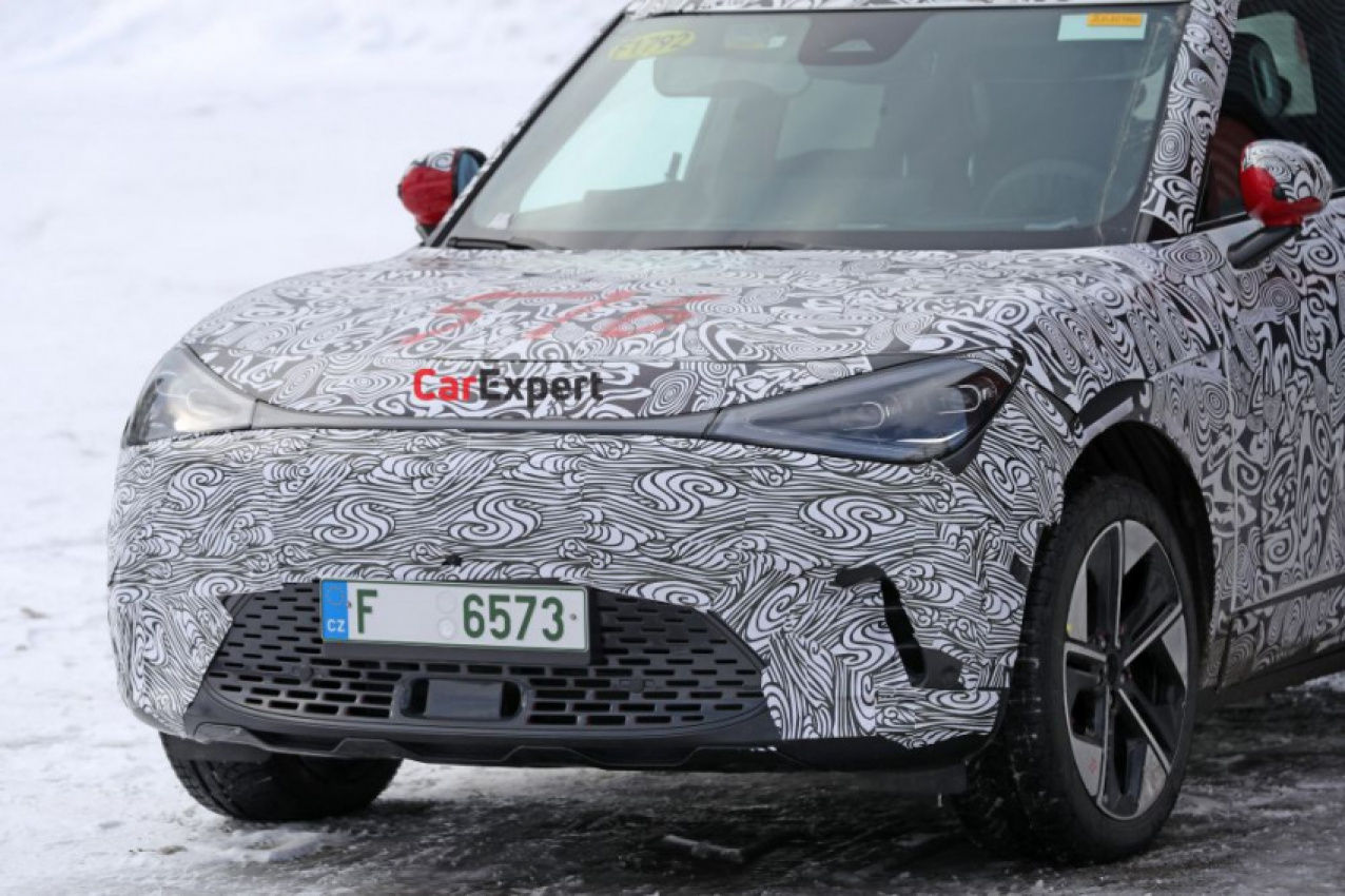autos, cars, smart, 2023 smart #1 spied inside and out