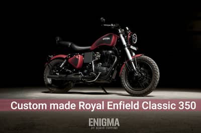 article, autos, cars, enigma based on royal enfield 350 is pure class