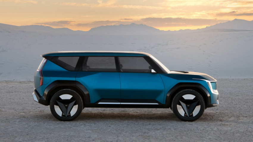 autos, cars, kia, concept cars, electric cars, suvs, new 2023 kia ev9 confirmed for the uk