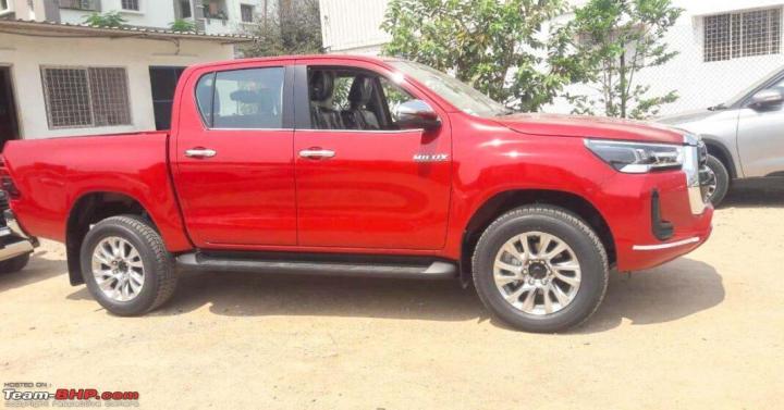 autos, cars, toyota, hilux, indian, scoops & rumours, toyota hilux, toyota hilux starts reaching dealerships ahead of launch