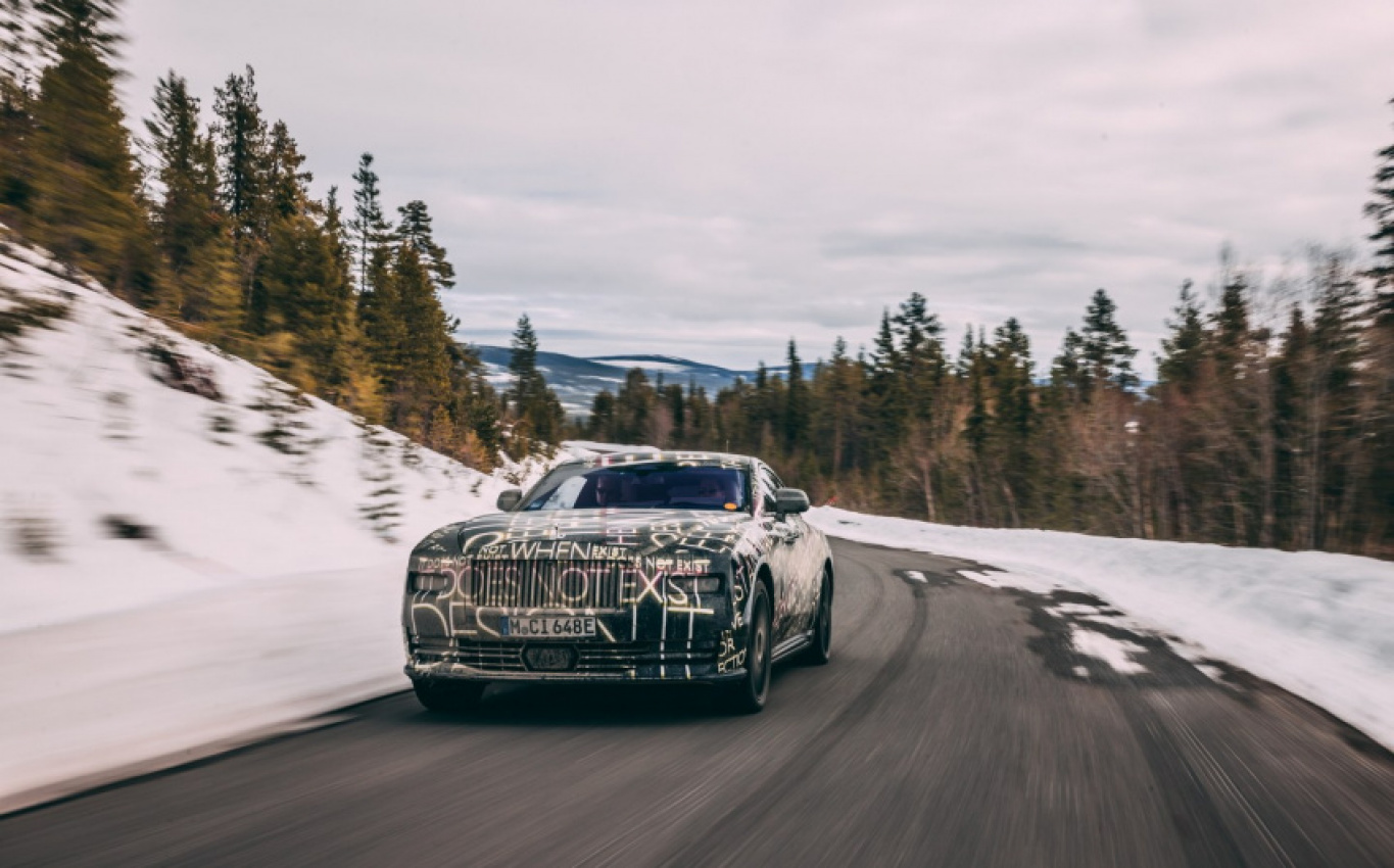 autos, cars, news, rolls-royce, electric cars, spectre, electric rolls-royce spectre completes arctic testing at temperatures as low as -40°c