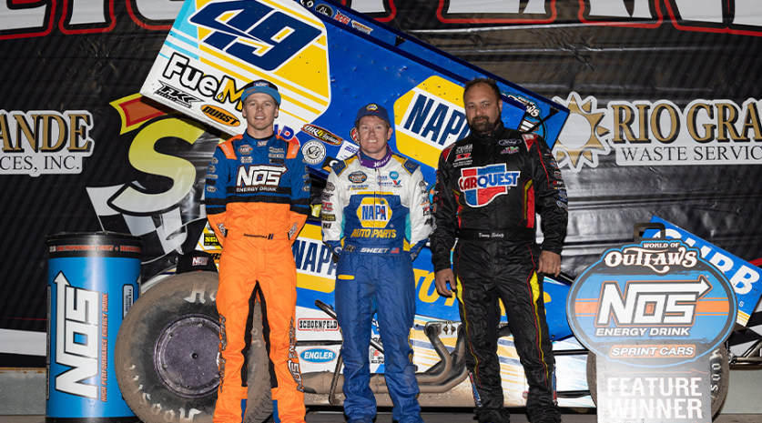 all sprints & midgets, autos, cars, sweet ends dry spell in win at vado