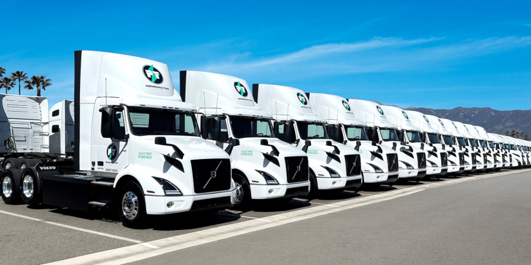 autos, cars, electric vehicle, fleets, volvo, electric trucks, maersk, north america, performance team, vnr electric, volvo trucks, performance team orders 110 volvo vnr electric