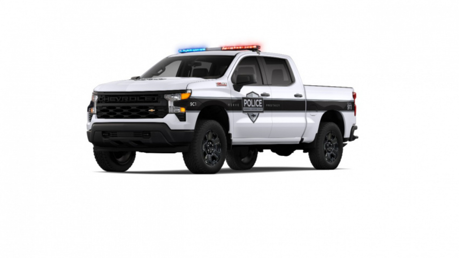 autos, cars, chevrolet, chevrolet news, chevrolet silverado, chevrolet silverado 1500 news, news, pickup trucks, police car, 2023 chevrolet silverado police pursuit vehicle coming to catch bad guys