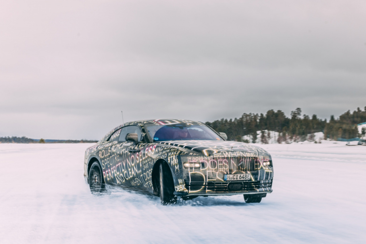 autos, cars, rolls-royce, electric rolls-royce spectre endures harsh testing in the arctic circle