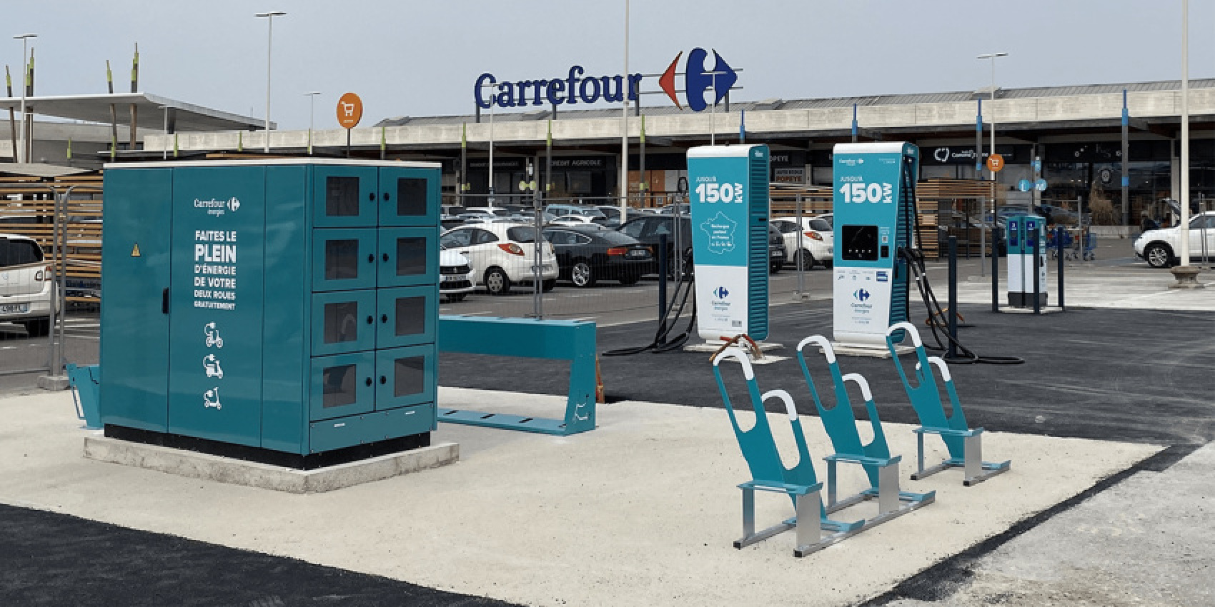 autos, cars, electric vehicle, energy & infrastructure, carrefour, charging infrastructure, driveco, enedis, france, carrefour expands charging to all stores