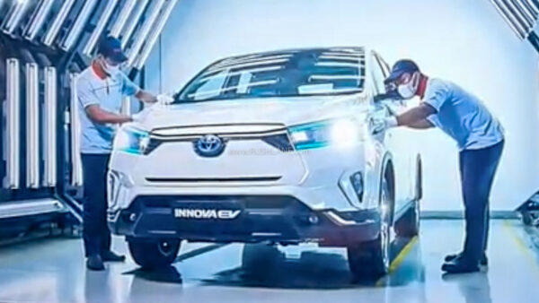 cars, reviews, toyota, android, toyota innova, android, toyota innova crysta electric concept debuts at bims 2022