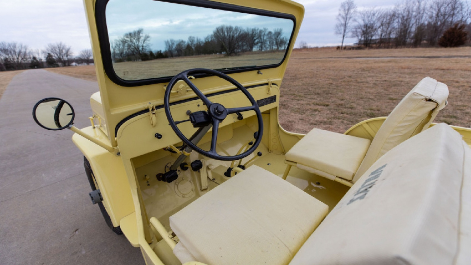 autos, cars, jeep, news, vnex, trip over this utterly charming 1954 willys jeep that's banana yellow