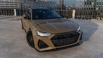 audi, autos, cars, audi rs6, audi rs6 avant tactical green with abt mods borders on perfection