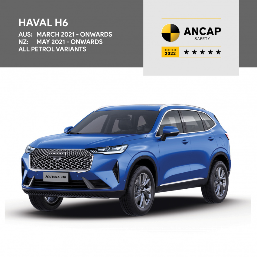 autos, cars, haval, save your jokes about unsafe chinese cars, haval h6 nets 5 stars from ancap with 90% adult occupant protection score
