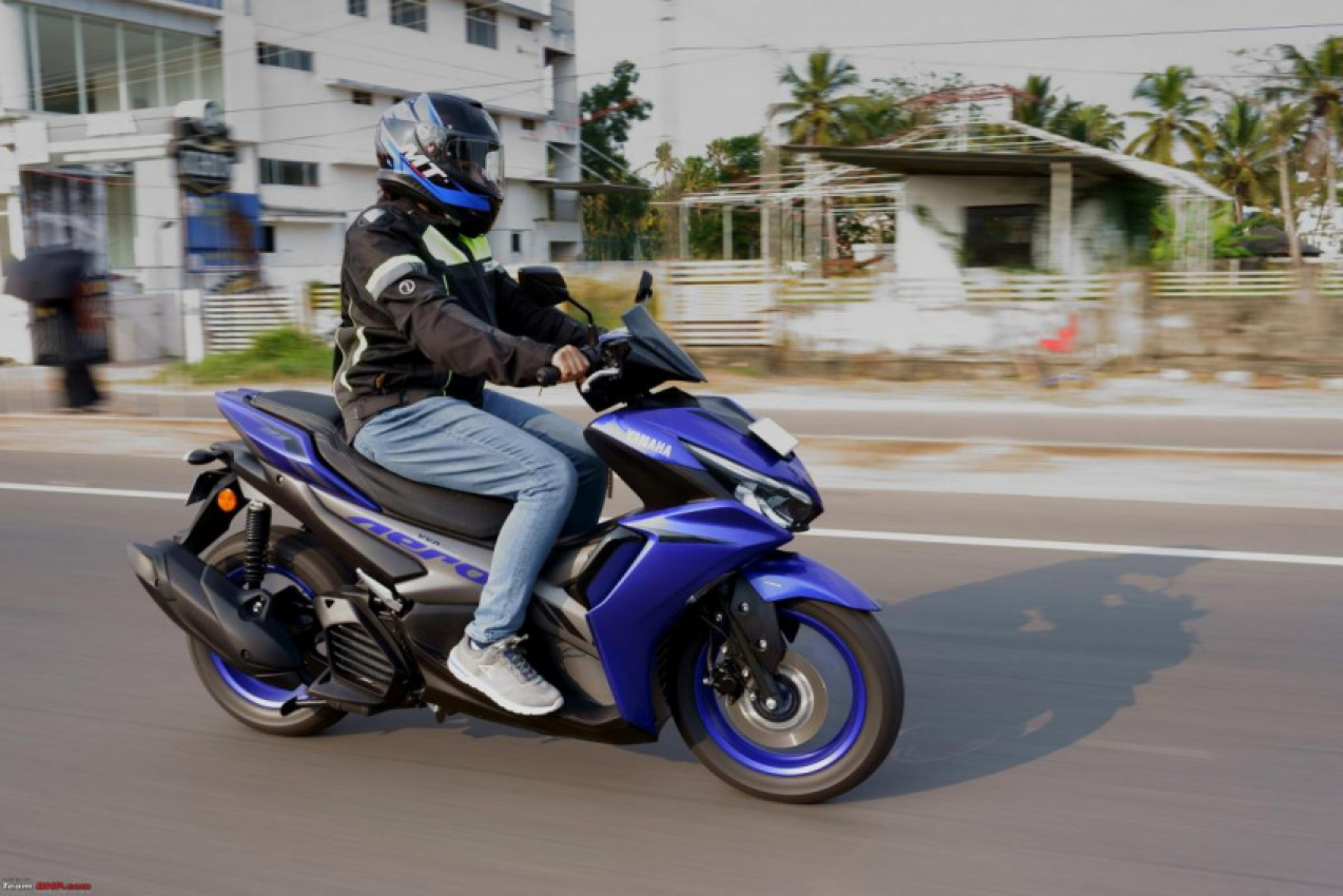 autos, cars, yamaha, indian, member content, ownership, review, scooter, yamaha aerox, my wife's yamaha aerox 155: a game-changer in the scooter segment